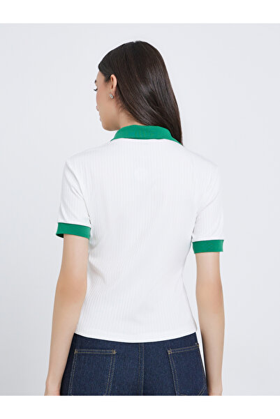 Take Two By Styli Contrast Trim Regular Fit Polo Top