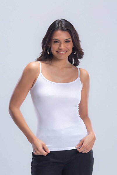 CARINA Solid Fitted Top with Strappy Details