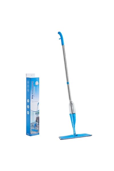 OEM Mop with integrated reservoir, absorbent cloth and microfiber, blue