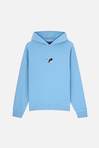 WWF Market Kartal SuperSoft Hoodie - Açık Mavi