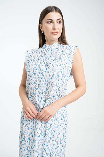 mica Floral Sleeveless Top