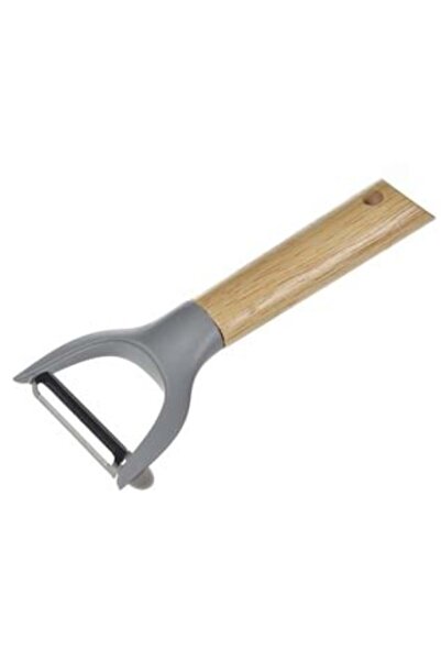 OEM Сива белачка с дървена дръжка, 17,5 см