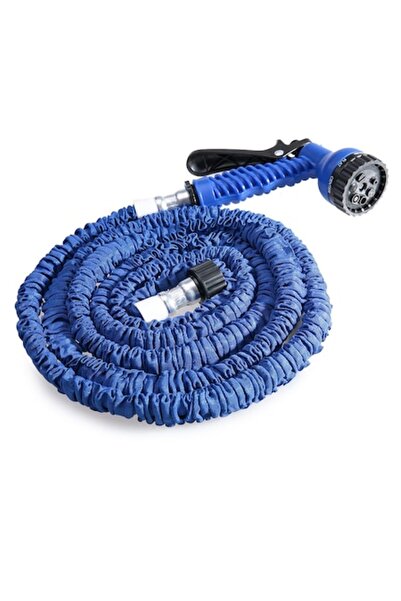 NiceGift Furtun de grădină extensibil 60m cu pistol de udat, albastru, Alsaruz