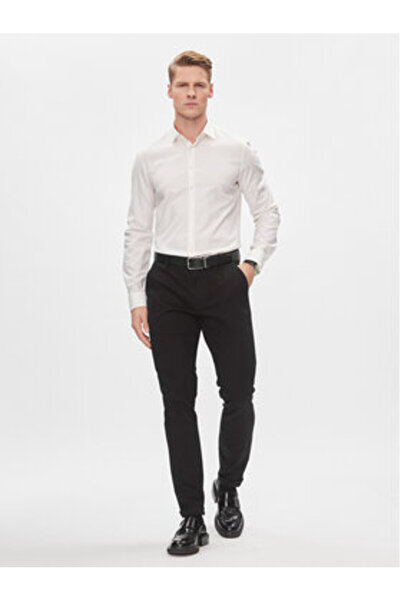 Calvin Klein Ανδρικό Πουκάμισο K10K112301 Λευκό
