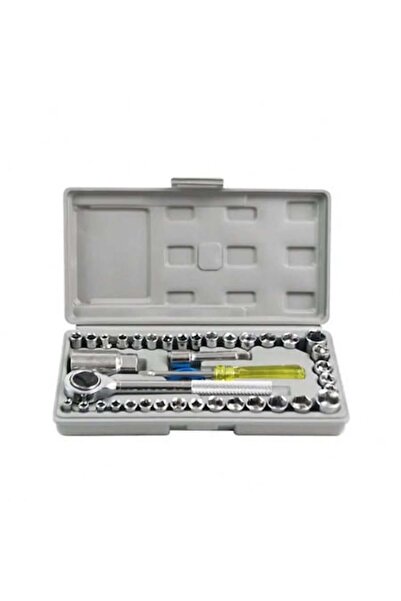 stuffix Set Trusa Chei Tubulare 40 Piese – Tubulare si Clichet