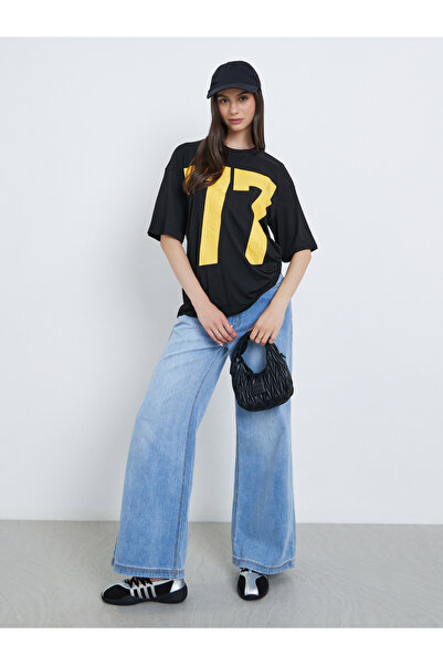 Take Two By Styli Graphic Print Oversized T-Shirt
