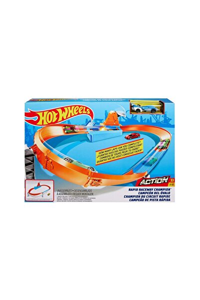 mattel Hot Wheels Circuit Rapid Cu Lansator Si Masinuta Exclusiva