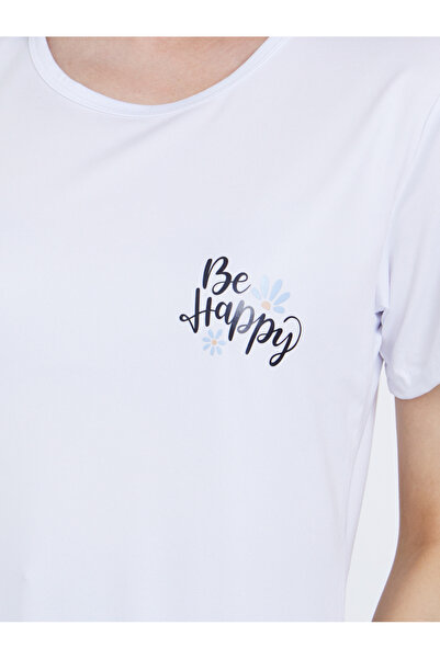 Take Two By Styli Slogan Print Regular Fit T-Shirt