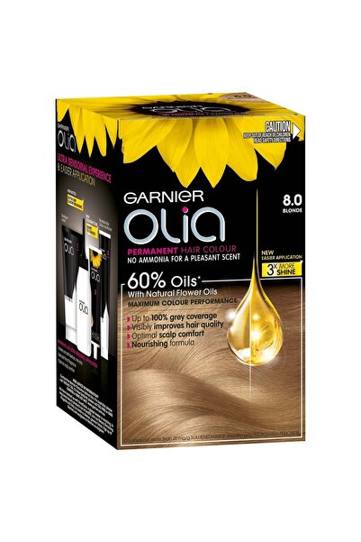 Garnier Vopsea de par permanenta fara amoniac OLIA 8.0 blond clar 1 buc