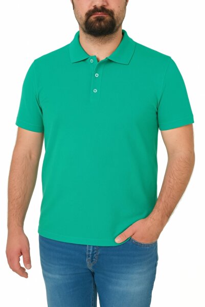Glo Story Tricou polo clasic, Patrik, verde pastel