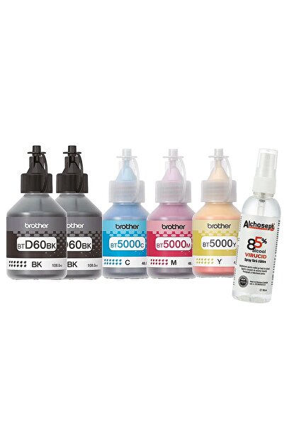 Brother Set Flacon Cerneala Original 2xBTD60BK, 1xBT5000C, 1xBT5000M, 1xBT500...