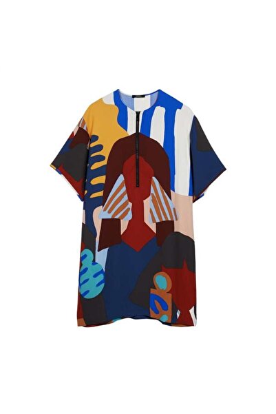 PARFOİS Graphic Print Half-Sleeve Shirt