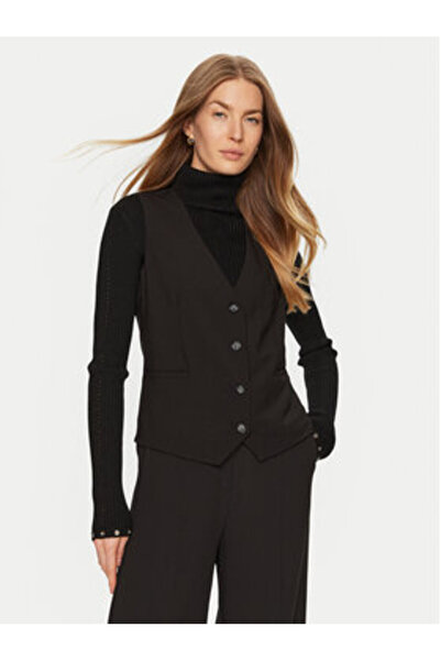 Access Fashion Γυναικείο Γιλέκο Κοστουμιού 44-2123 Μαύρο