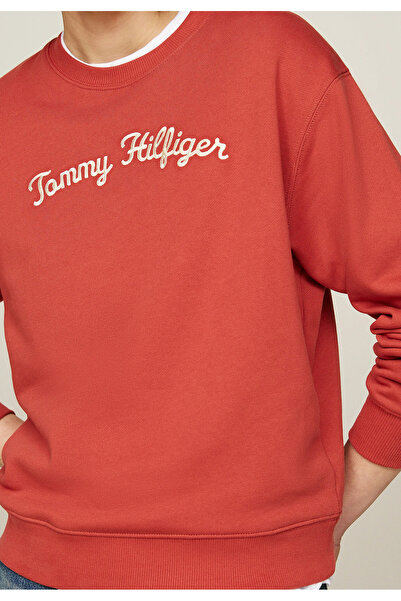 Tommy Hilfiger WOMEN'S MODERN SCRIPT REGULAR FIT SEATSHIRT