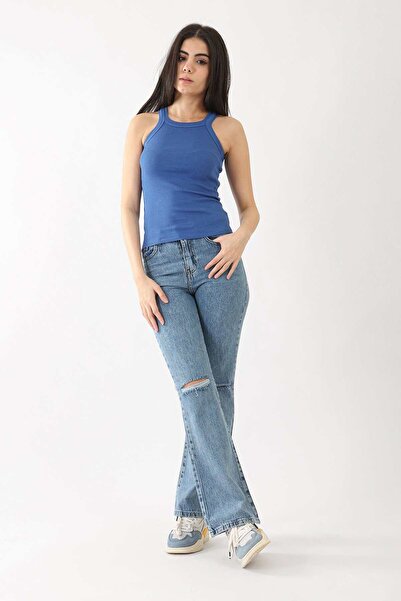 CARINA Ribbed Strappy Cami Top