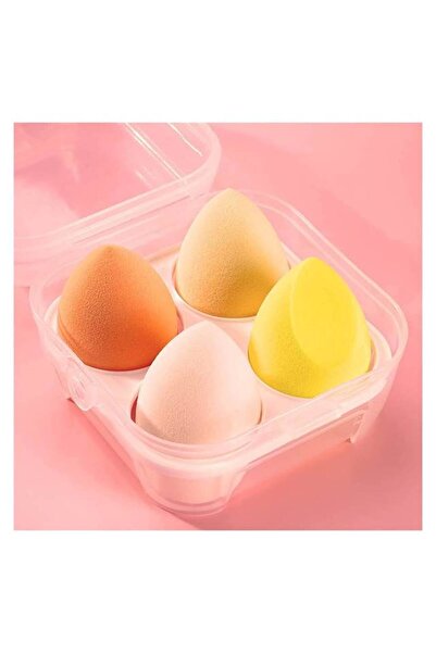 KESNUP Set of 4 makeup sponges in a yellow box