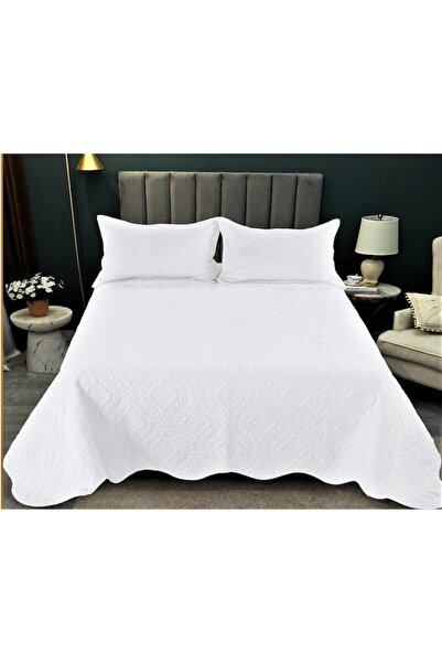 Unicorn Concept Bedspread set, C08, quilted, 3 pieces, 220x240cm, White