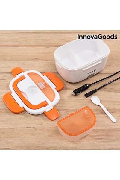 InnovaGoods Electric Lunchbox for Cars, InnovaGoods, 40W, 12V, White Orange