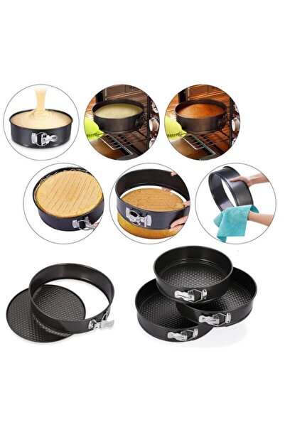 Kiesa Set of 3 Springform Non-Stick Cake Molds