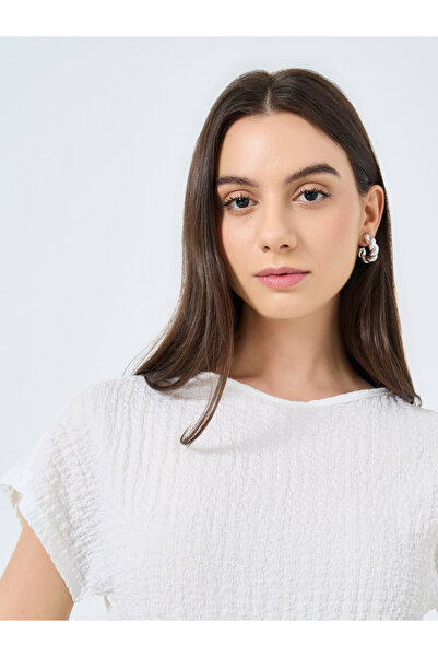 Take Two By Styli Textured Short Sleeve T-Shirt