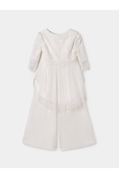 Abel & Lula Ολόσωμη φόρμα abel lula για κορίτσια 5258 Λευκή