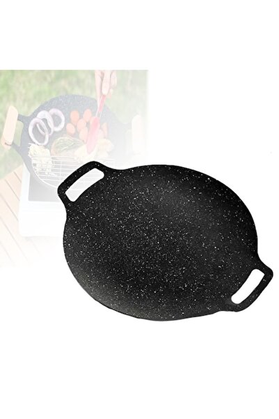 Renmte Японска плоча за скара, Renmte, незалепващо покритие, диаметър 36 см, ...