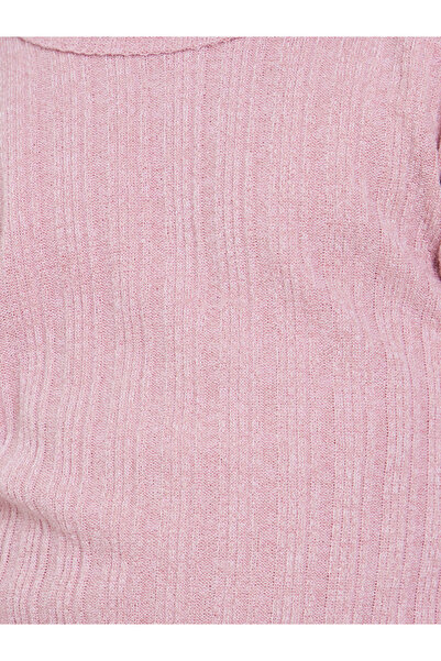 Take Two By Styli Girls Textured T-Shirt and Checked Flared Pants Set