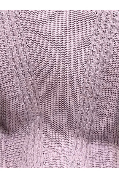 Take Two By Styli Plus Size V Neck Cable Knit Sweater