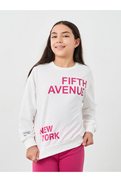 Styli Teen Fifth Avenue Print Sweatshirt and Trousers Set