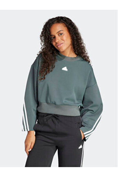 adidas Γυναικείο Φούτερ IS3879 Πράσινο