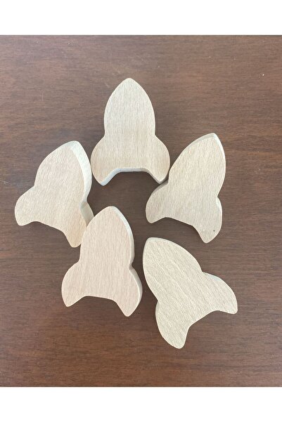 Sanatsal Dünya Mâner din lemn pentru rachetă 5 bucăți 4X5X2CM