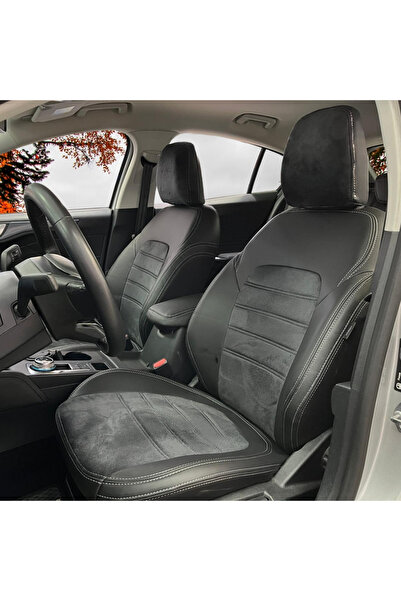 K-Design Ford focus Uyumlu Araca Özel Oto Koltuk Kılıfı - taytüyü ve 1.Kalite Deri
