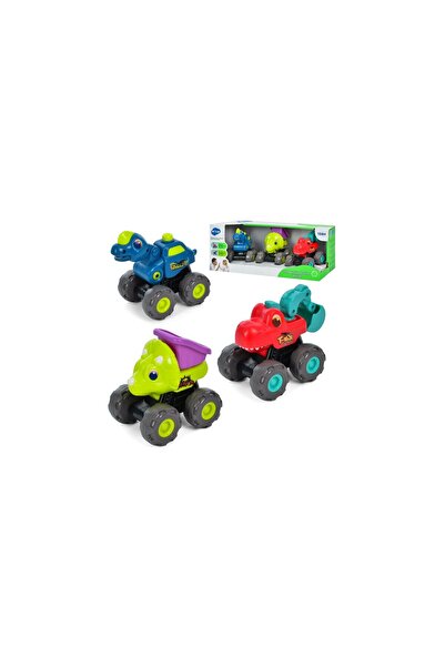 Hola Set Vehicule Dinozauri Cu Sistem Pull-Back