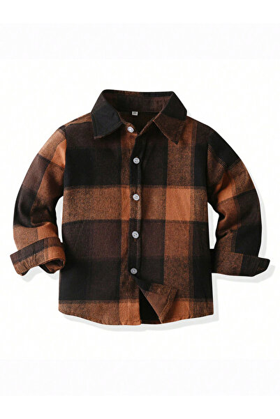 Take Two By Styli Boys Checked Button Front Shirt