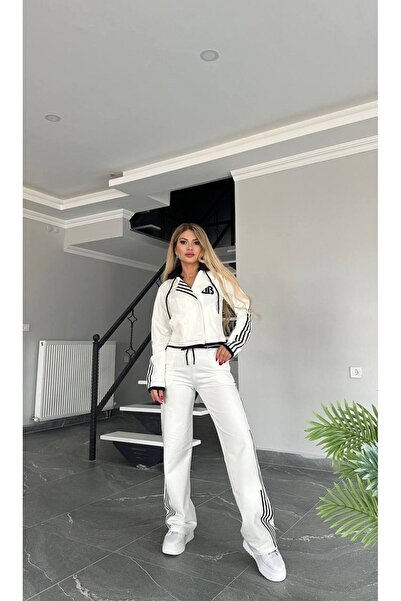 Bella Belluci New Season Jacket Collar High Waist Sporty Flexible Bottom Top Set