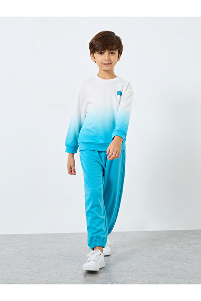 Styli Boys Dip Dye Graphic Sweatshirt and Joggers Set
