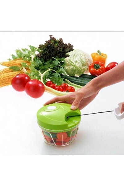 RABY Speedy Chopper manual vegetable chopper, 3 blades, white-green