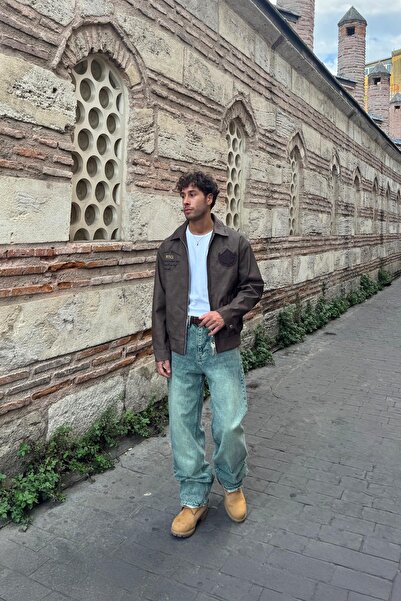 Flaw Wear Αντίκα ριγέ φαρδύ τζιν