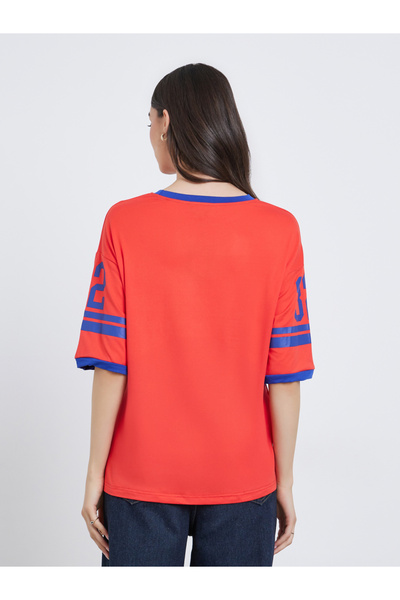 Take Two By Styli Graphic Print Oversized T-Shirt