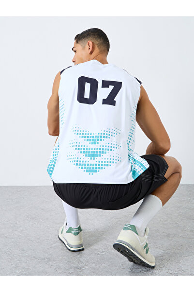 Styli Men Jersey Digital Print Tank