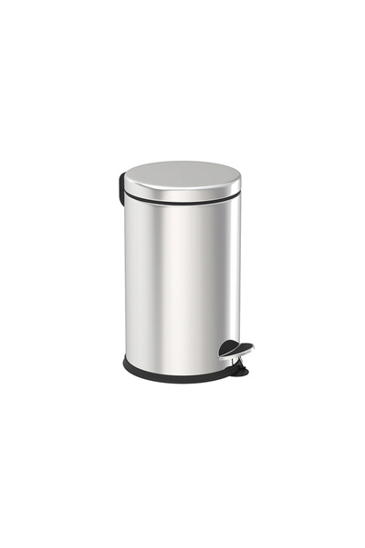 İzmir Fırça Luna 16 Lt. Stainless Pedal Trash Can - 4100559523