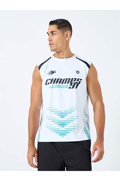 Styli Men Jersey Digital Print Tank