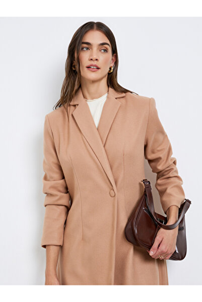 Styli Regular Fit Maxi Wool Coat