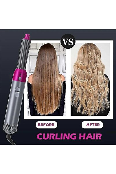 OEM Perie de păr multifuncțională 5 în 1 cu aer cald și accesorii multiple