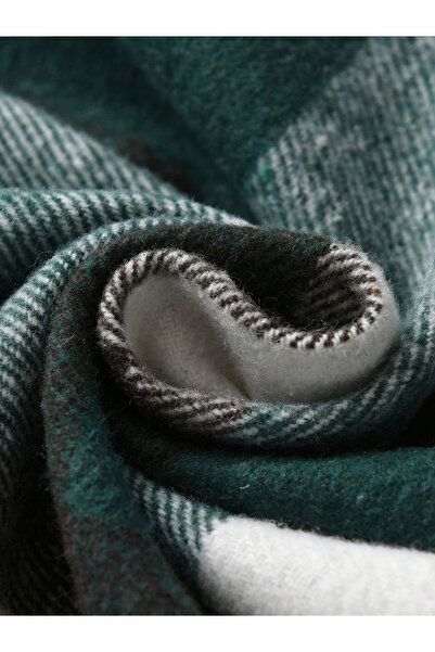 Take Two By Styli Boys Green Checked Button Front Shirt