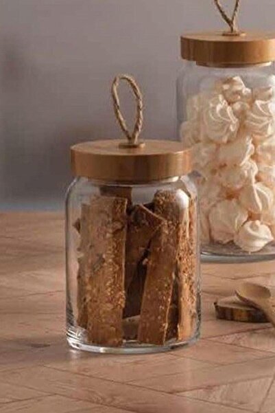 Paşabahçe Woody Bamboo Lid Jar 6 Pieces 43583 860 Cc