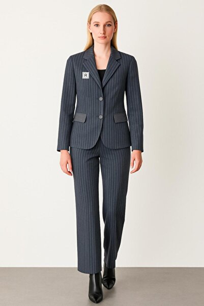 Ysatis Çizgili Ceket 1000109-26k