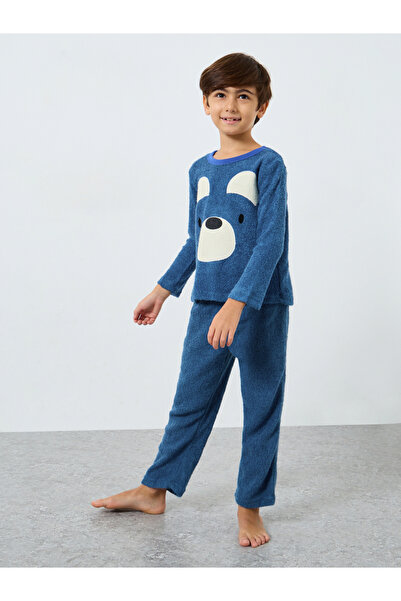 Take Two By Styli Boys Graphic Polar Fleece Top and Pyjama Set
