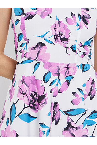 Take Two By Styli Ribbed Texture Cardigan and Floral Print Cami Dress Co-Ords