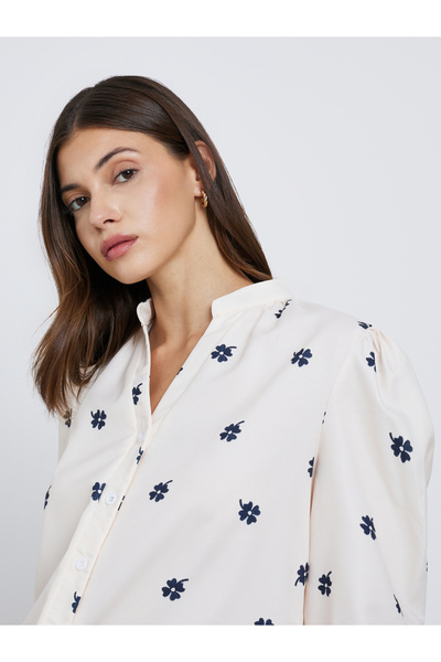 Take Two By Styli All-Over Print Long Sleeve Shirt